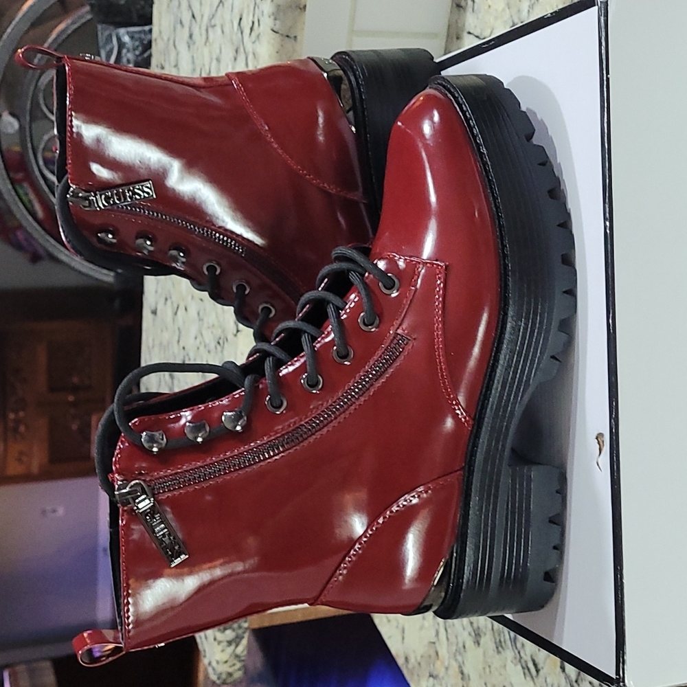 Guess Red Boots